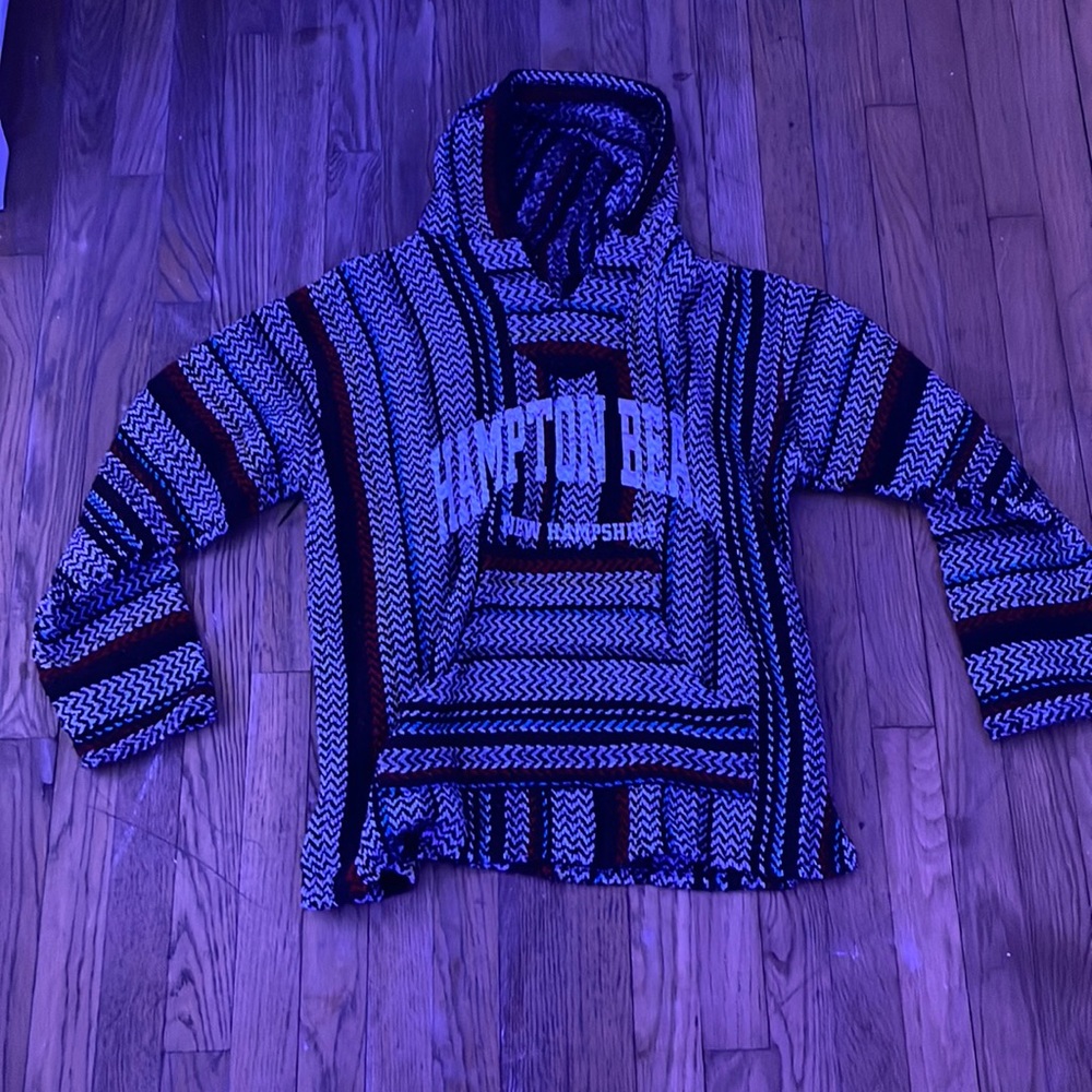 Multi color, pull over sweat shirt